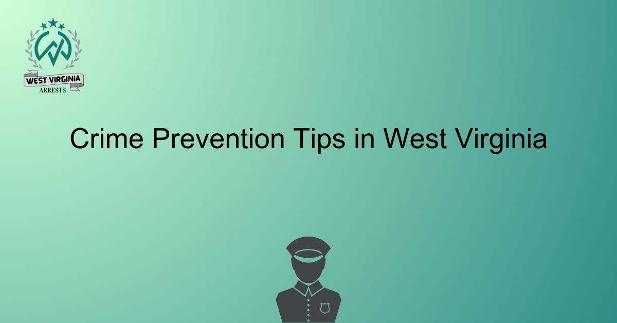 Crime Prevention Tips in West Virginia