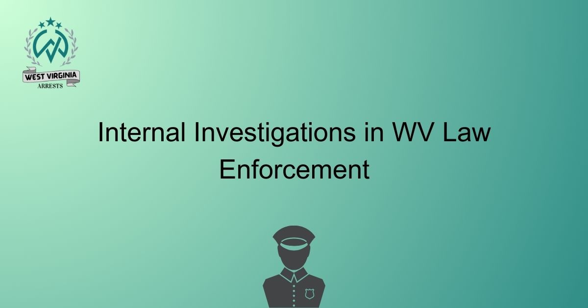 Internal Investigations in WV Law Enforcement