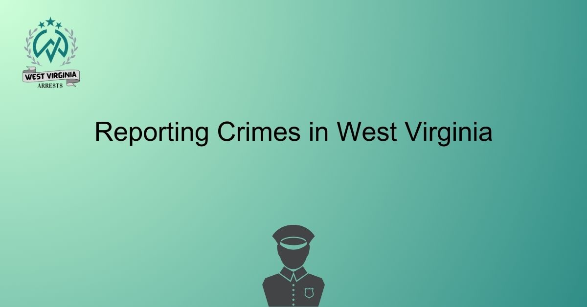 Reporting Crimes in West Virginia
